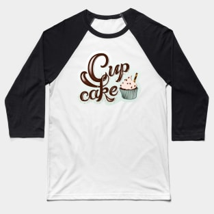 Cupcake Baseball T-Shirt